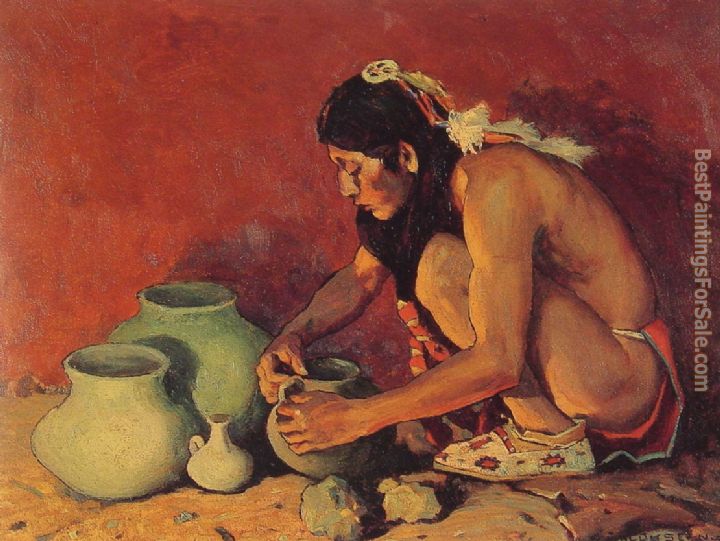 Eanger Irving Couse Paintings for sale